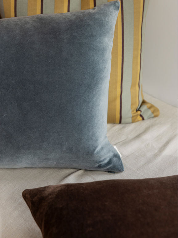 Velvet Cushion in Cod