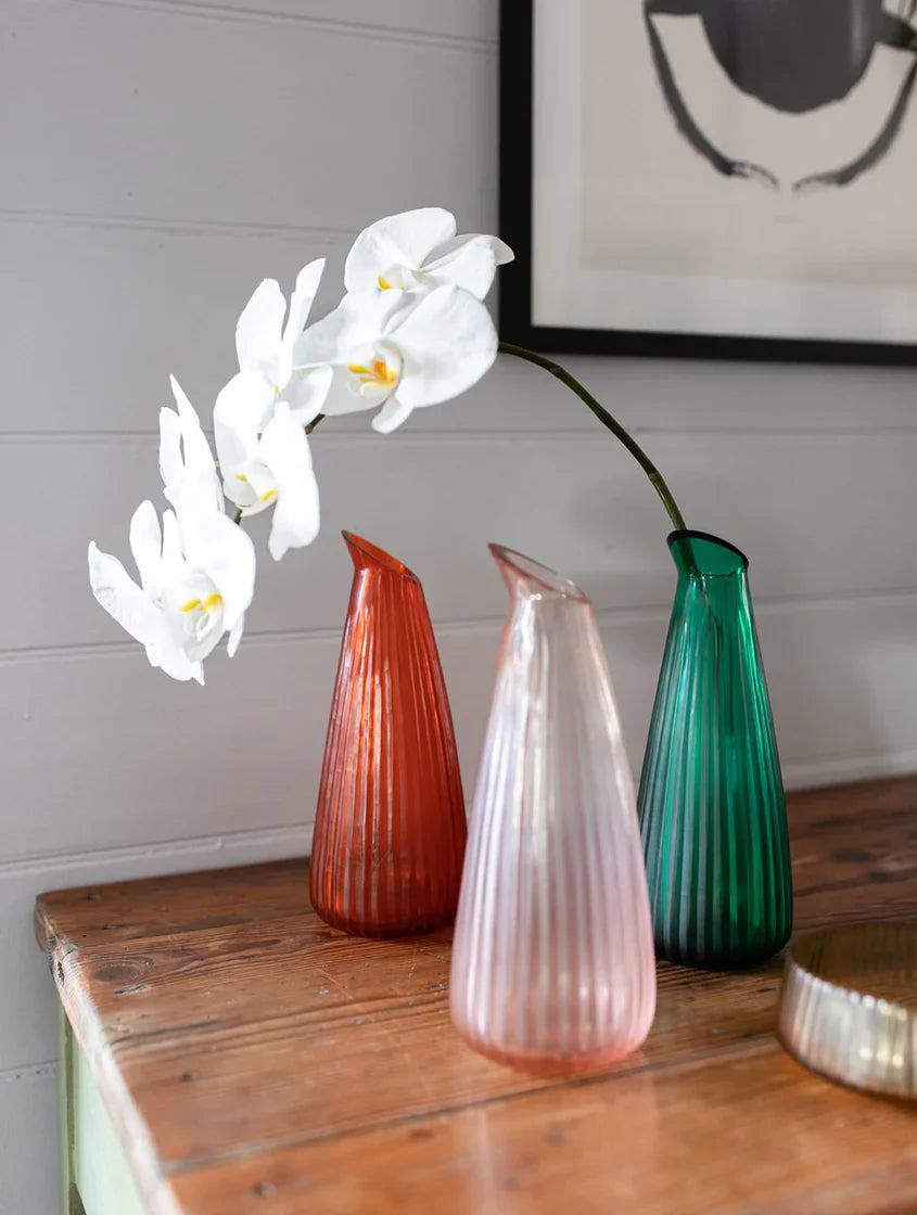Cut Glass Heron Vase/Carafe in Bermuda