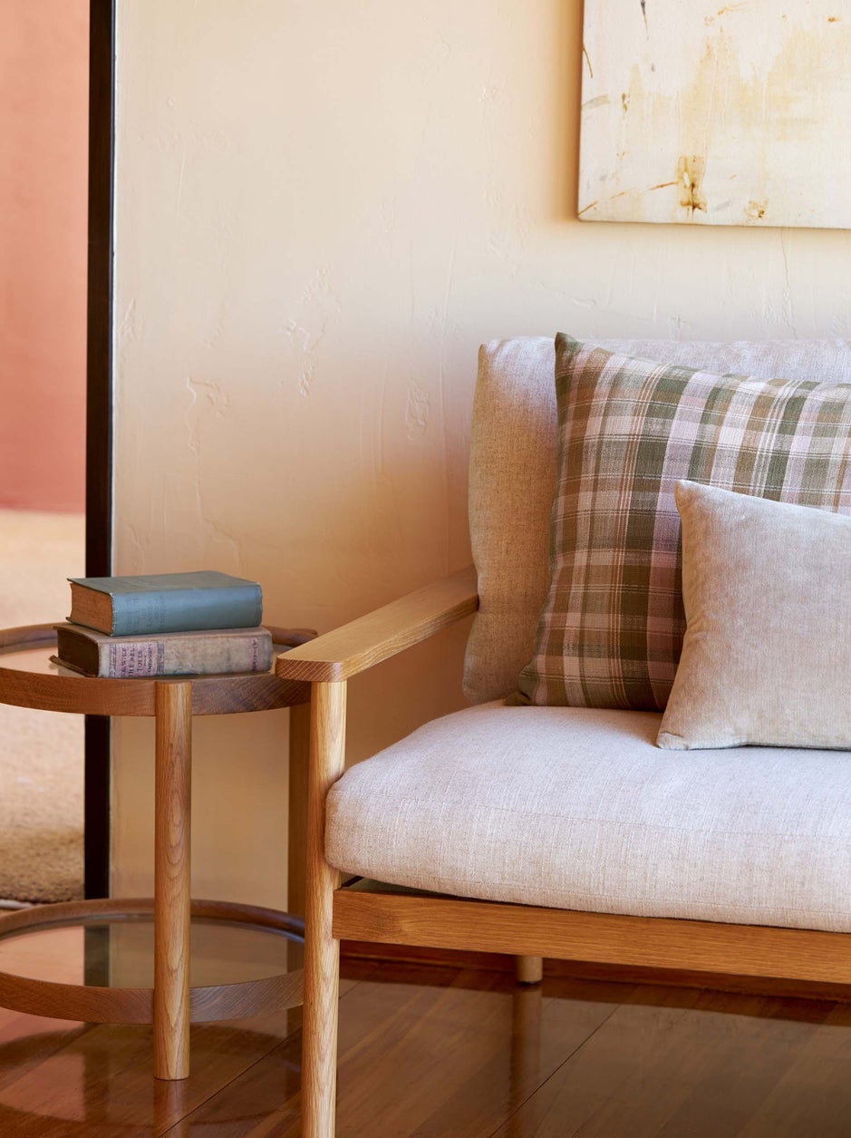 Tasman Woven Cushion in Caper