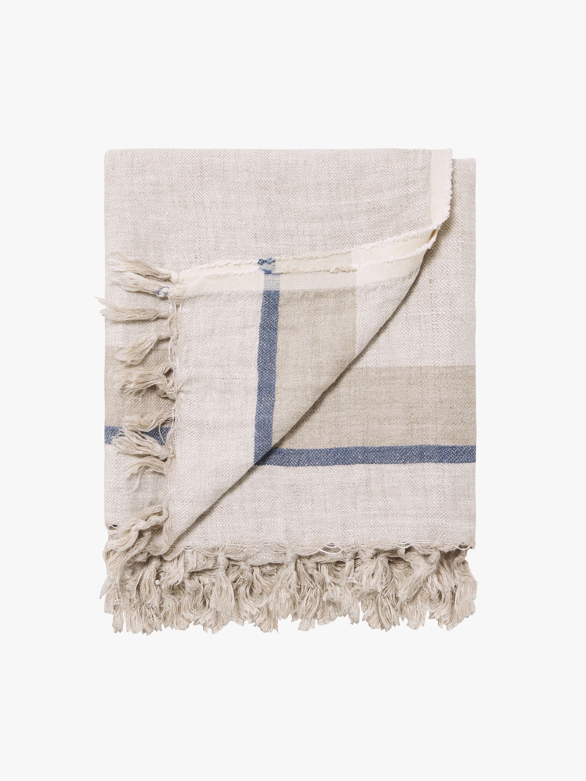 Salma Ocean Linen Throw