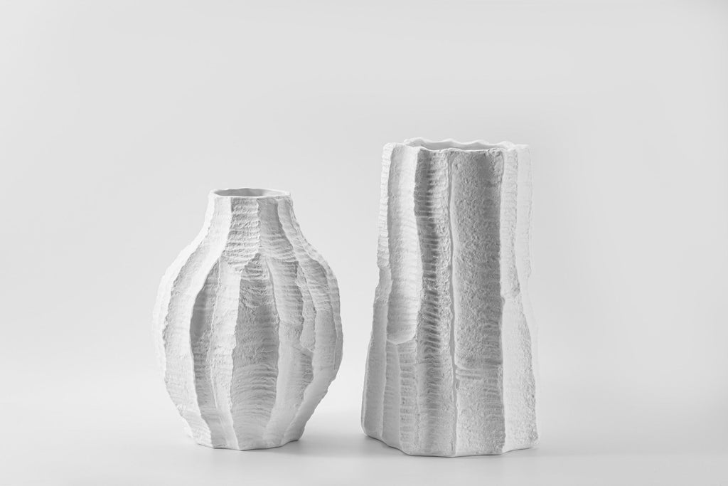 Tronc Vase Ivory