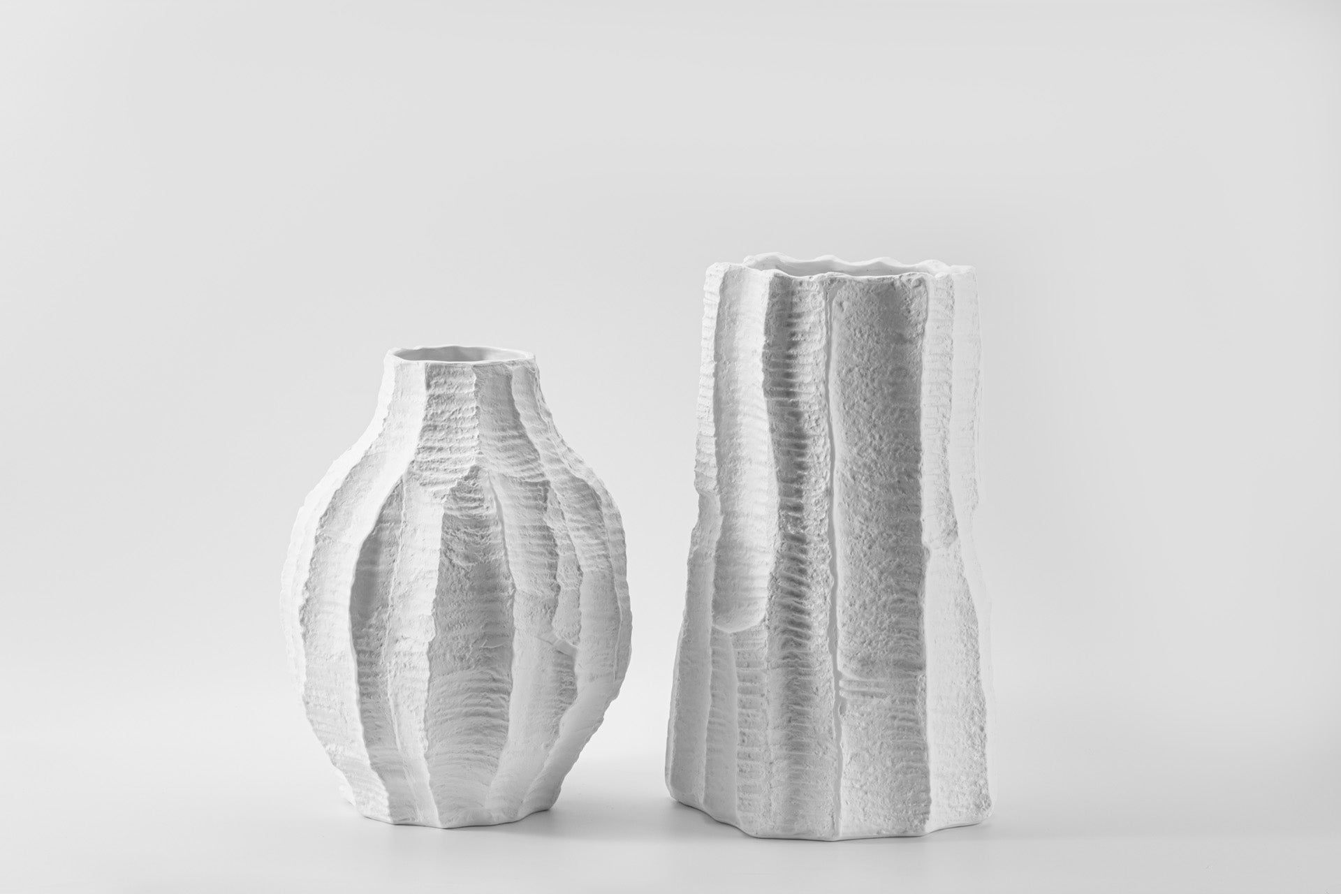 Tronc Vase Ivory