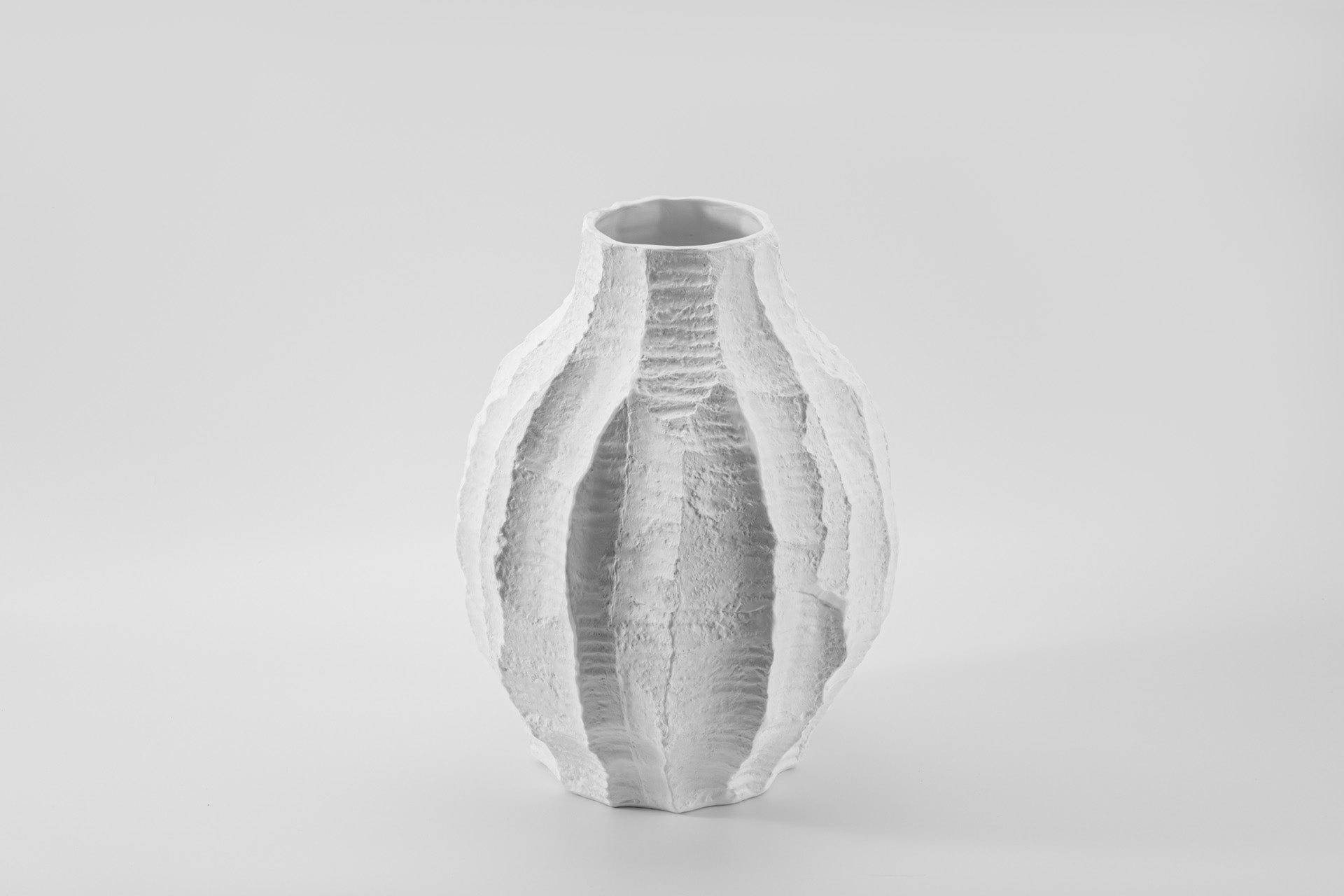 Tronc Vase Ivory