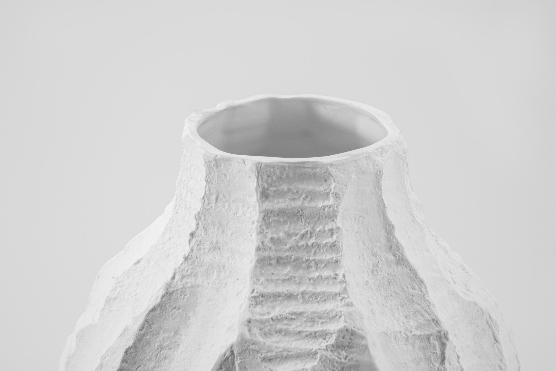 Tronc Vase Ivory
