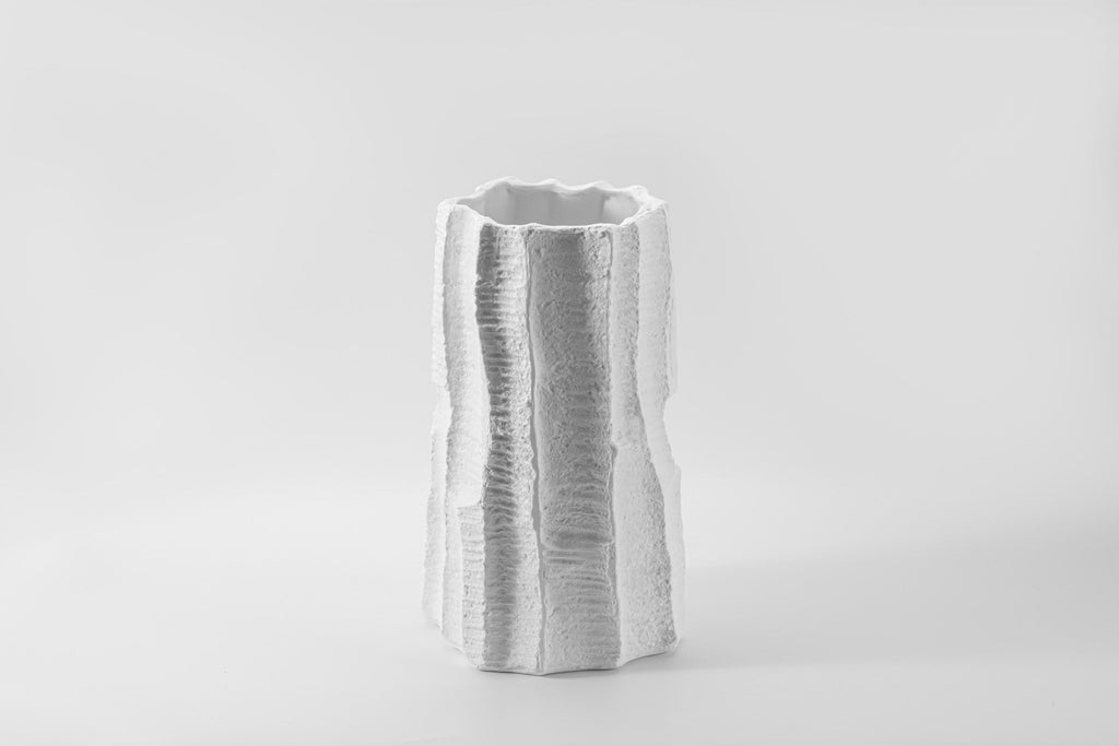 Tronc Vase Ivory