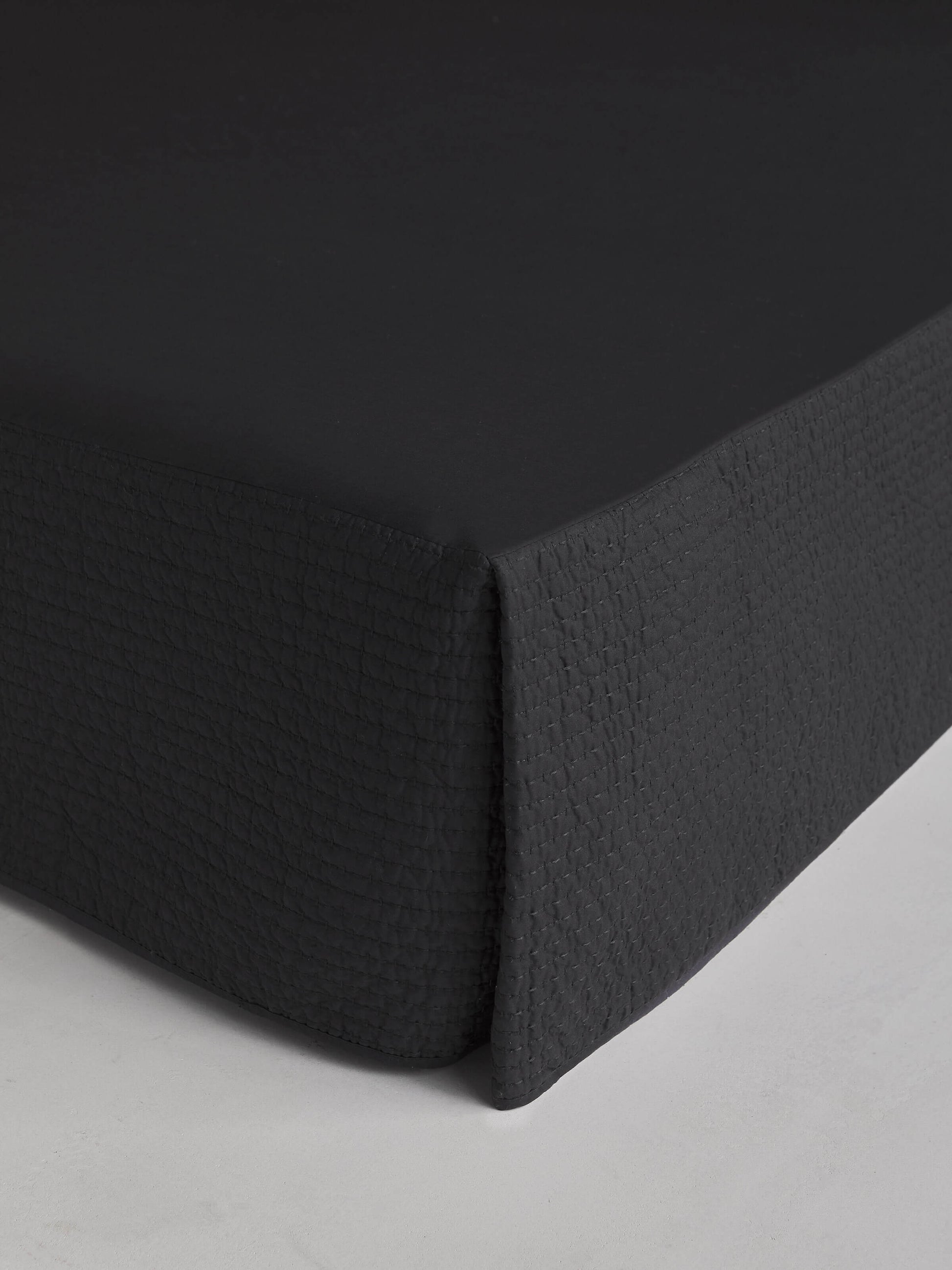 Aspen Black Pure Cotton Valance