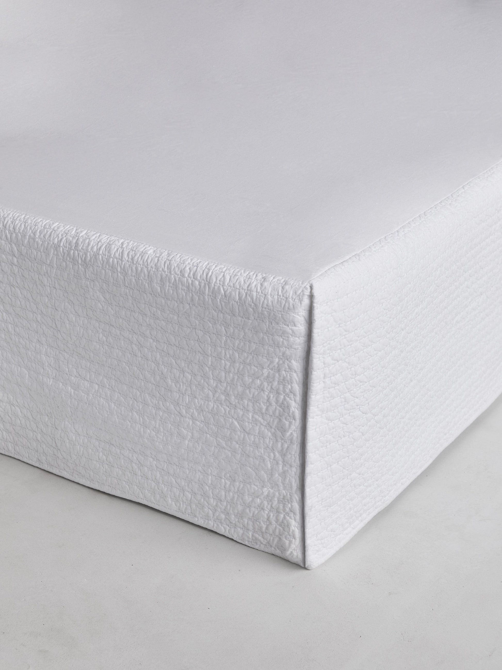 Aspen White Pure Cotton Valance