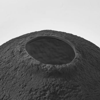 Urchin Vase Bitumen