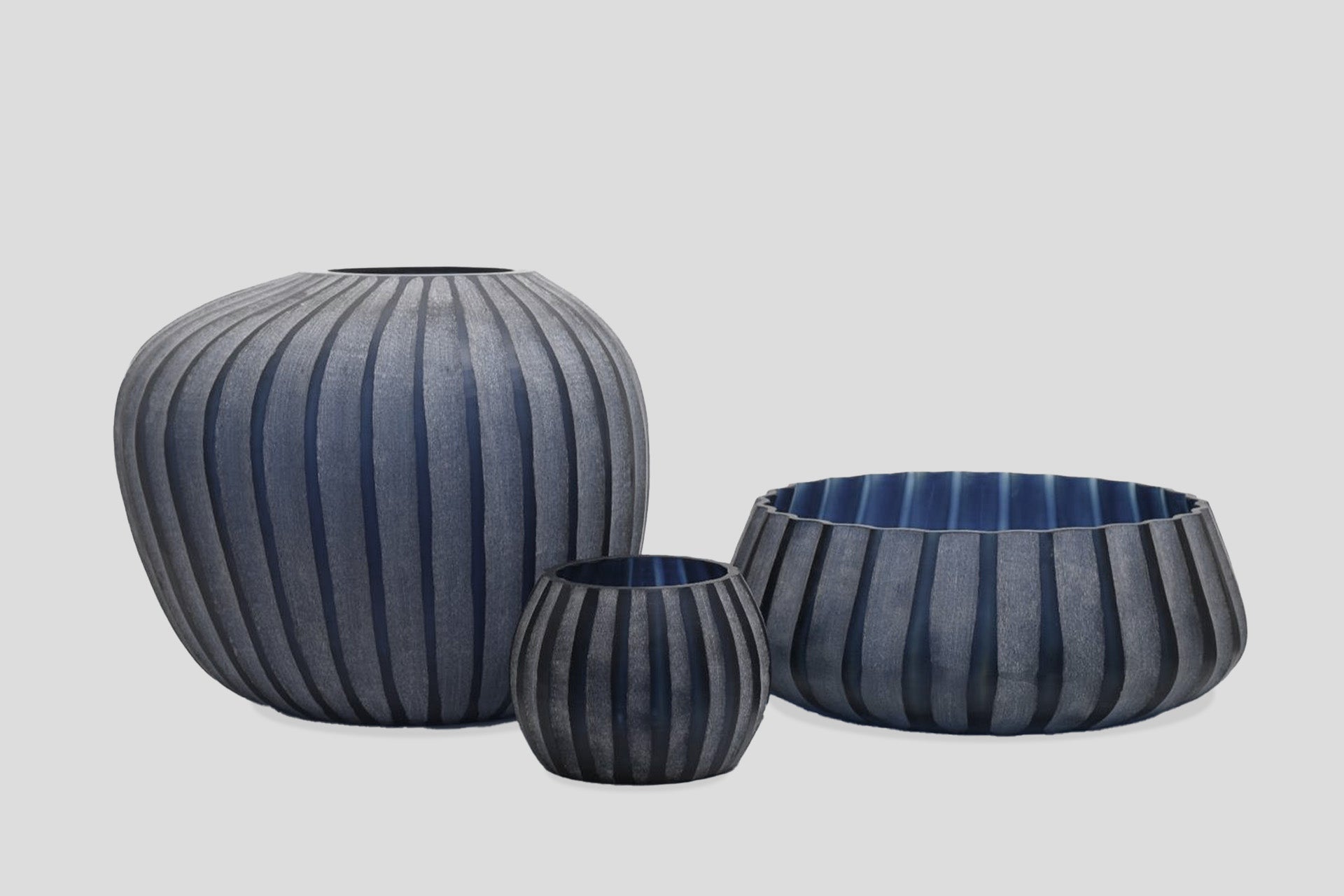 Atolla Vase Blue Bottle