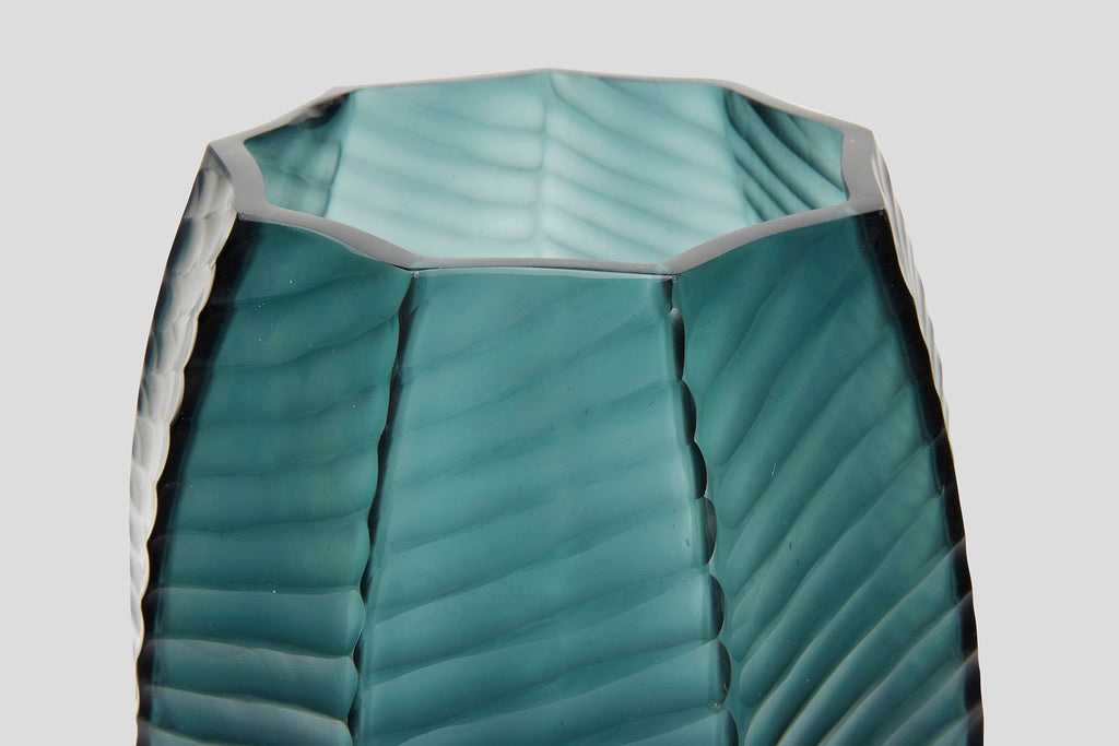 Lotus Vase Petrol