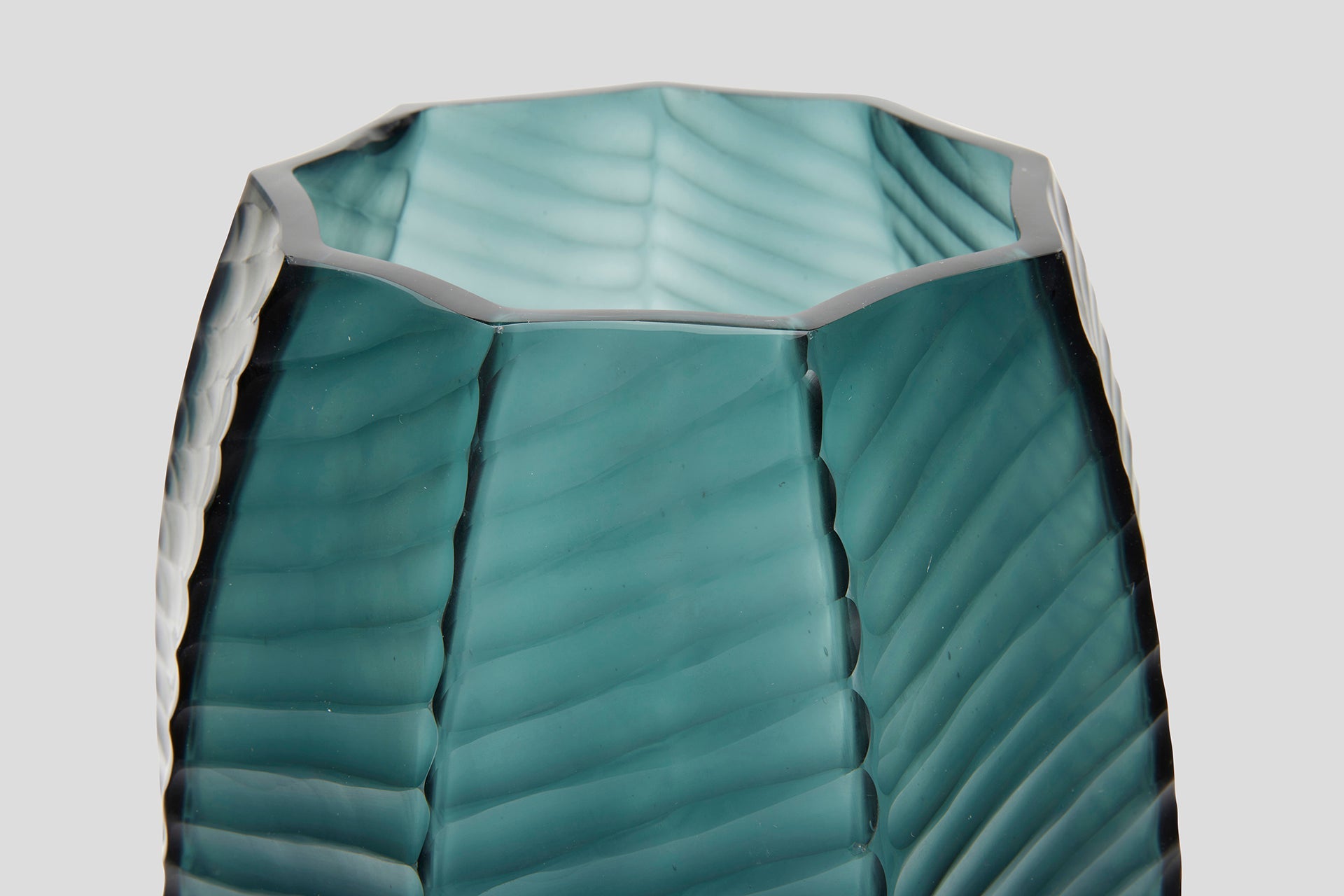 Lotus Vase Petrol