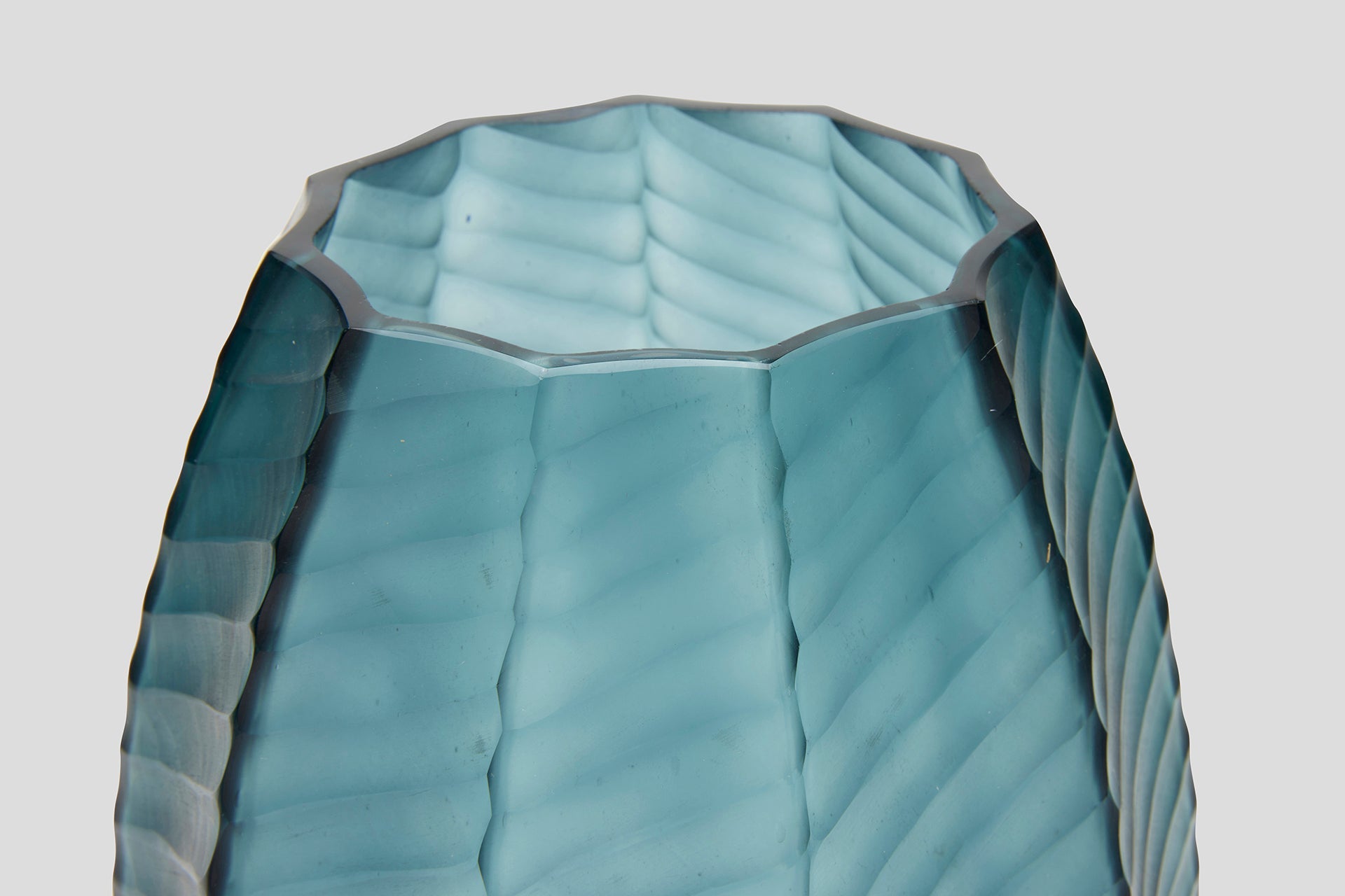 Lotus Vase Petrol