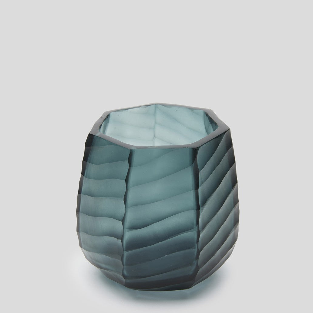 Lotus Vase Petrol