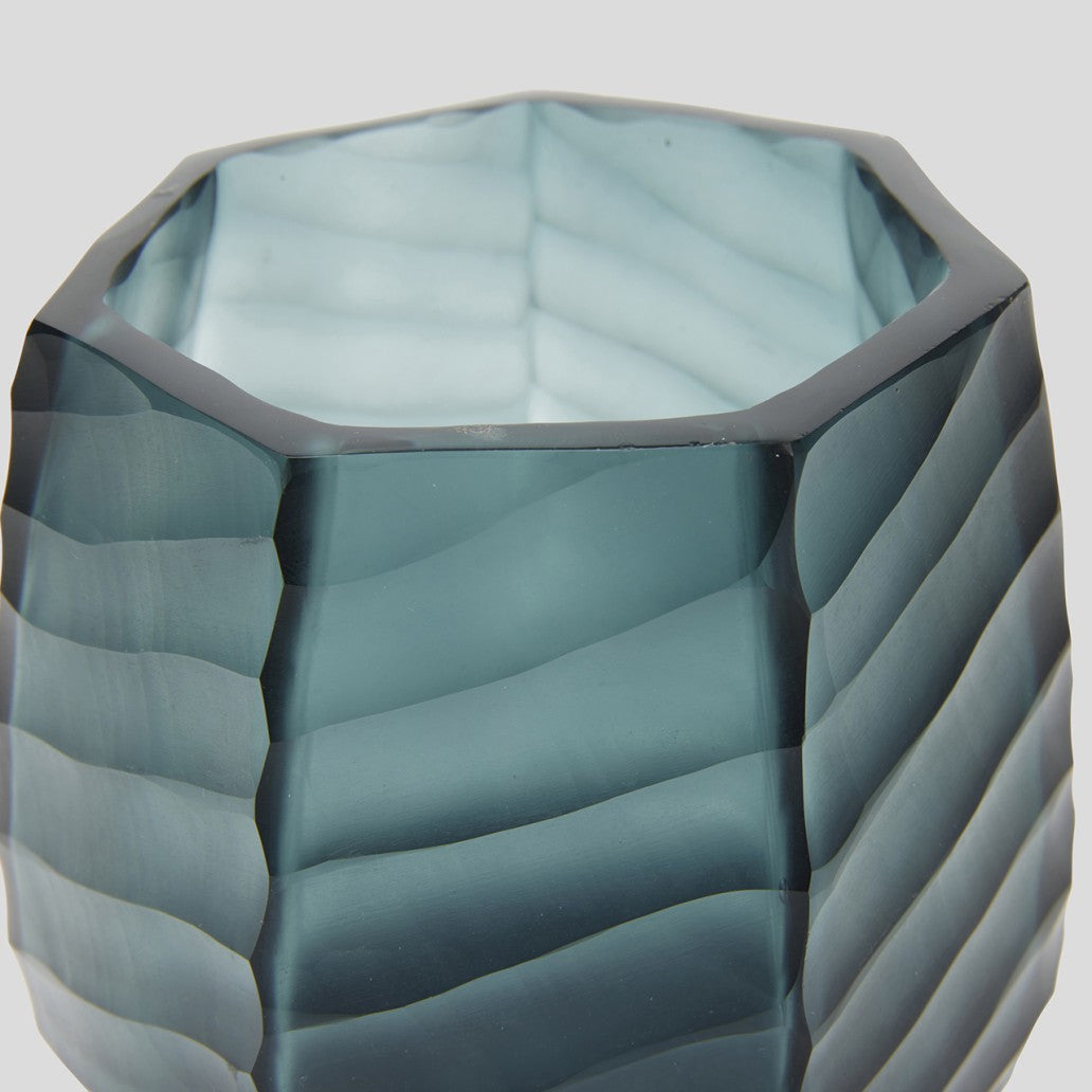 Lotus Vase Petrol