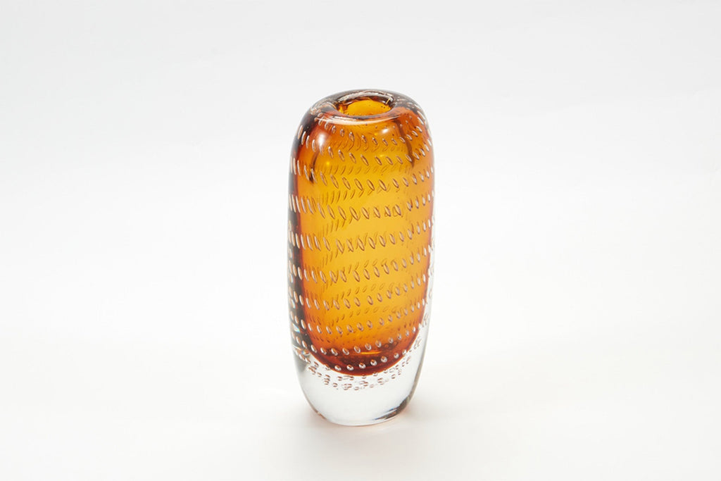 Bolla Vase in Amber