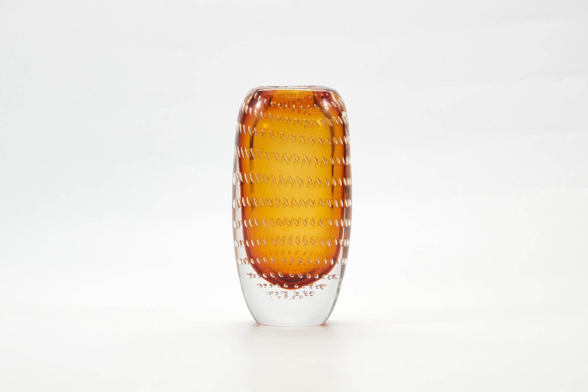 Bolla Vase in Amber