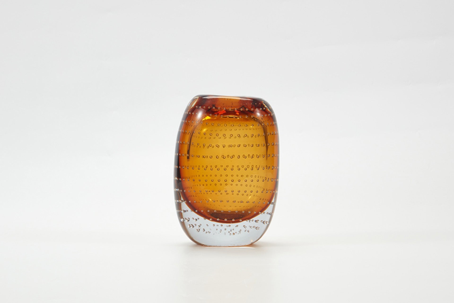 Bolla Vase in Amber