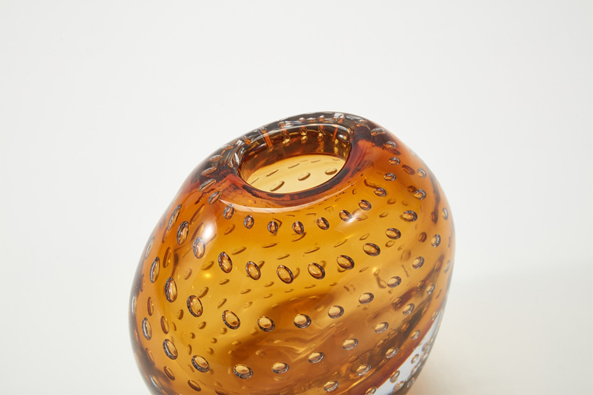 Bolla Vase in Amber