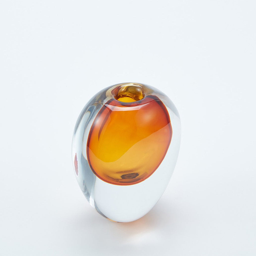 Perle Vase in Amber