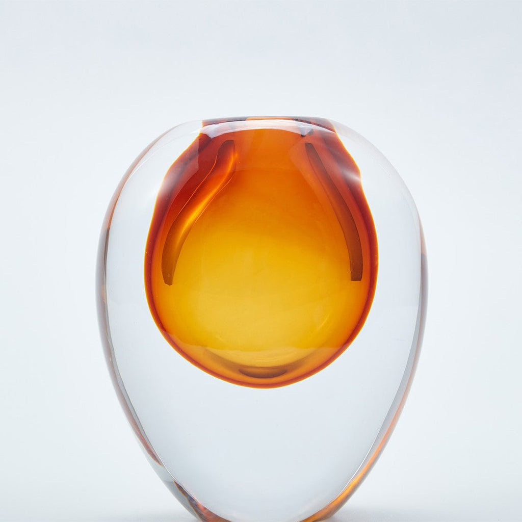Perle Vase in Amber