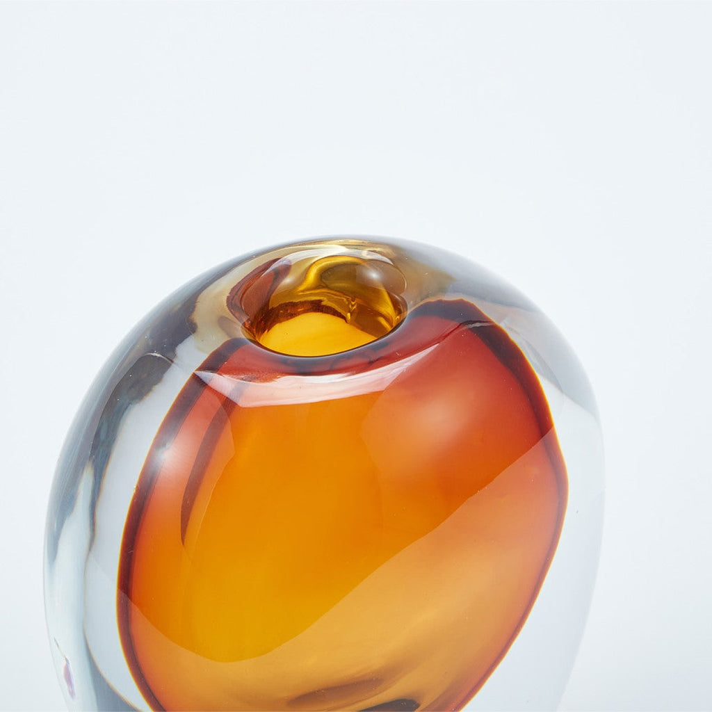Perle Vase in Amber