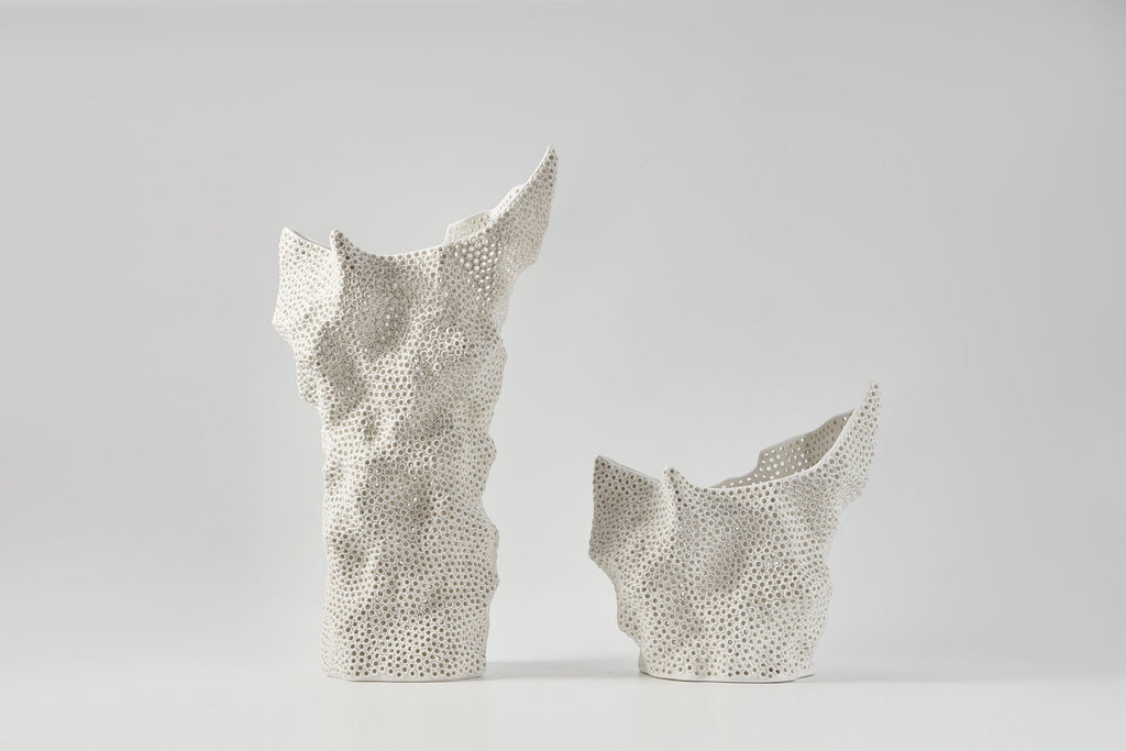 Corallia Vase Ivory