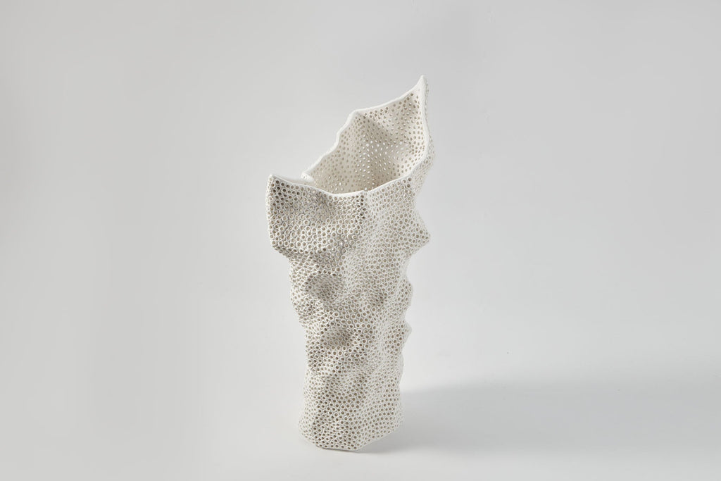 Corallia Vase Ivory