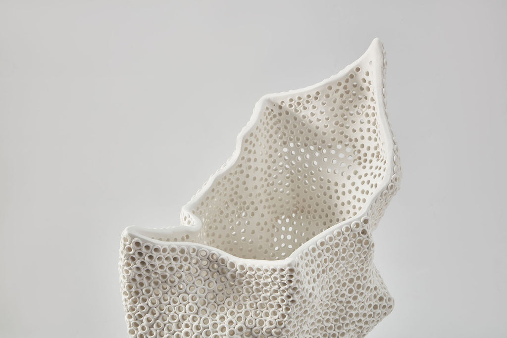 Corallia Vase Ivory