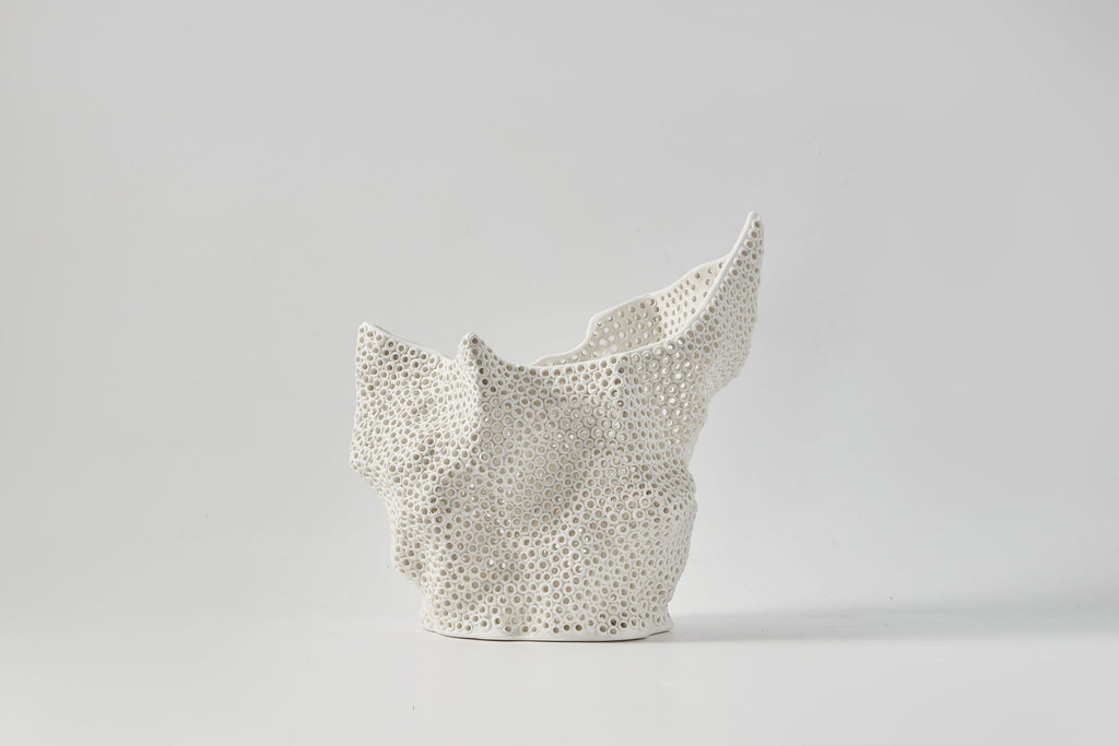 Corallia Vase Ivory