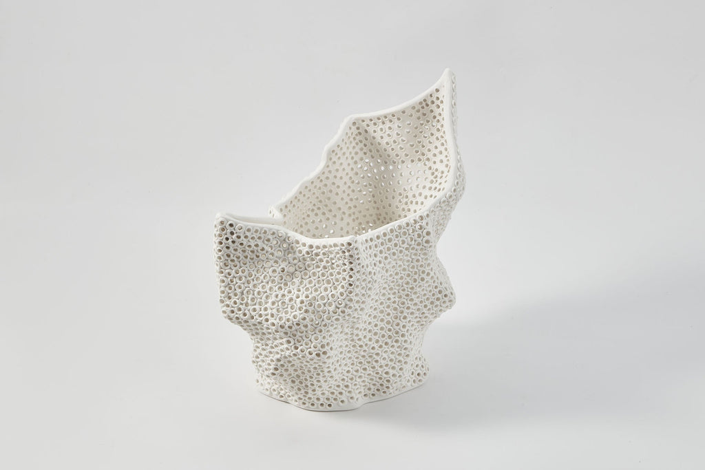 Corallia Vase Ivory