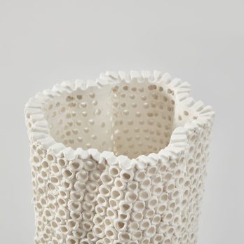 Coralite Vase Ivory