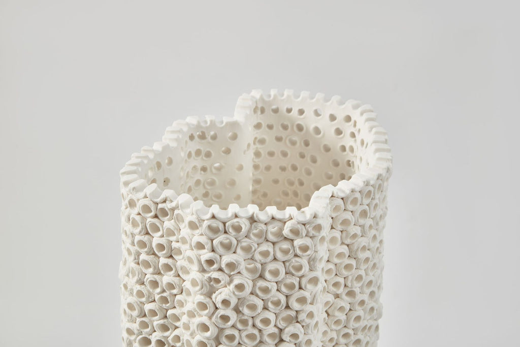Coralite Vase Ivory