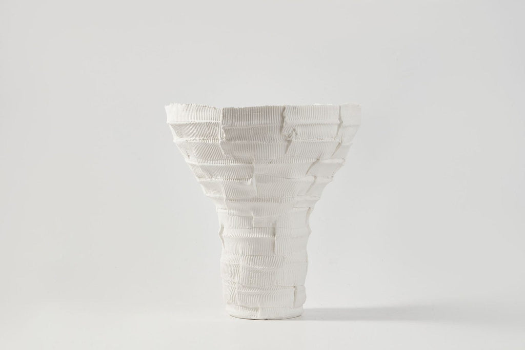 Ponderosa Vase Ivory