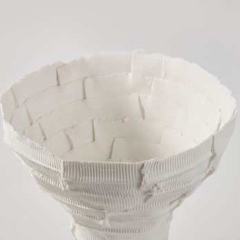 Ponderosa Vase Ivory