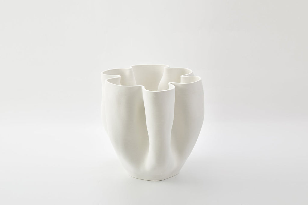Boheme Vase in Ivory