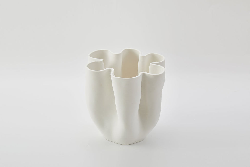 Boheme Vase in Ivory