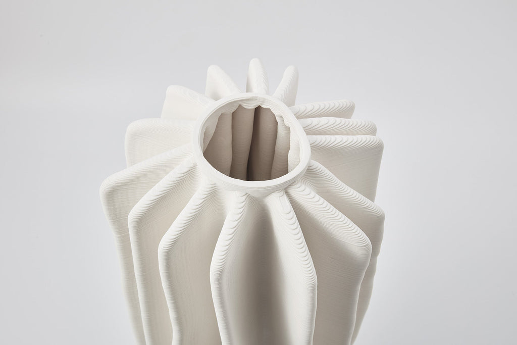 Coral Vase in Ivory