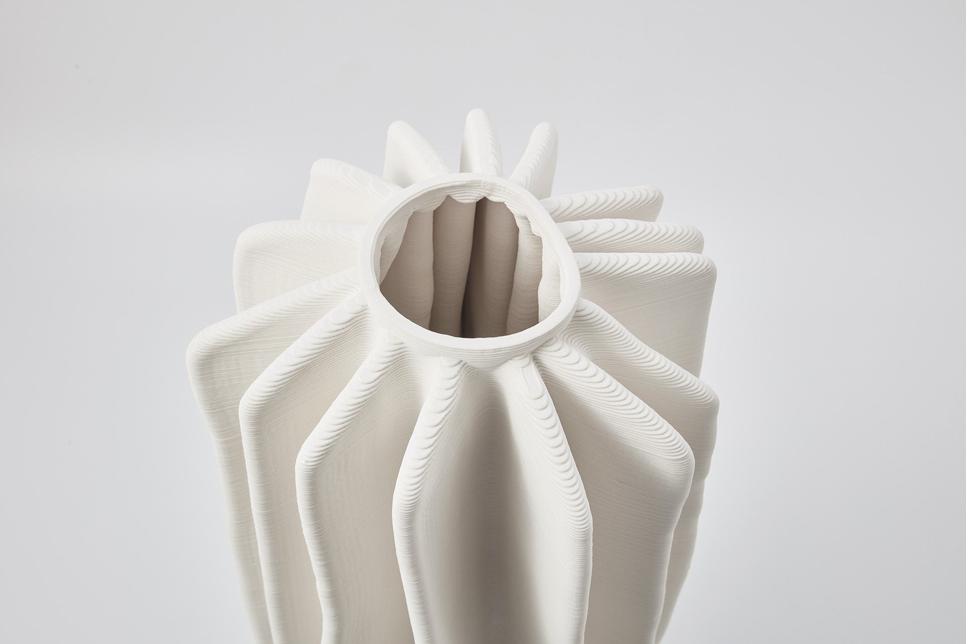 Coral Vase in Ivory