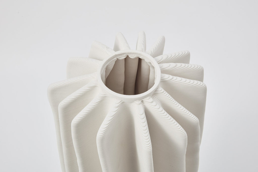 Coral Vase in Ivory