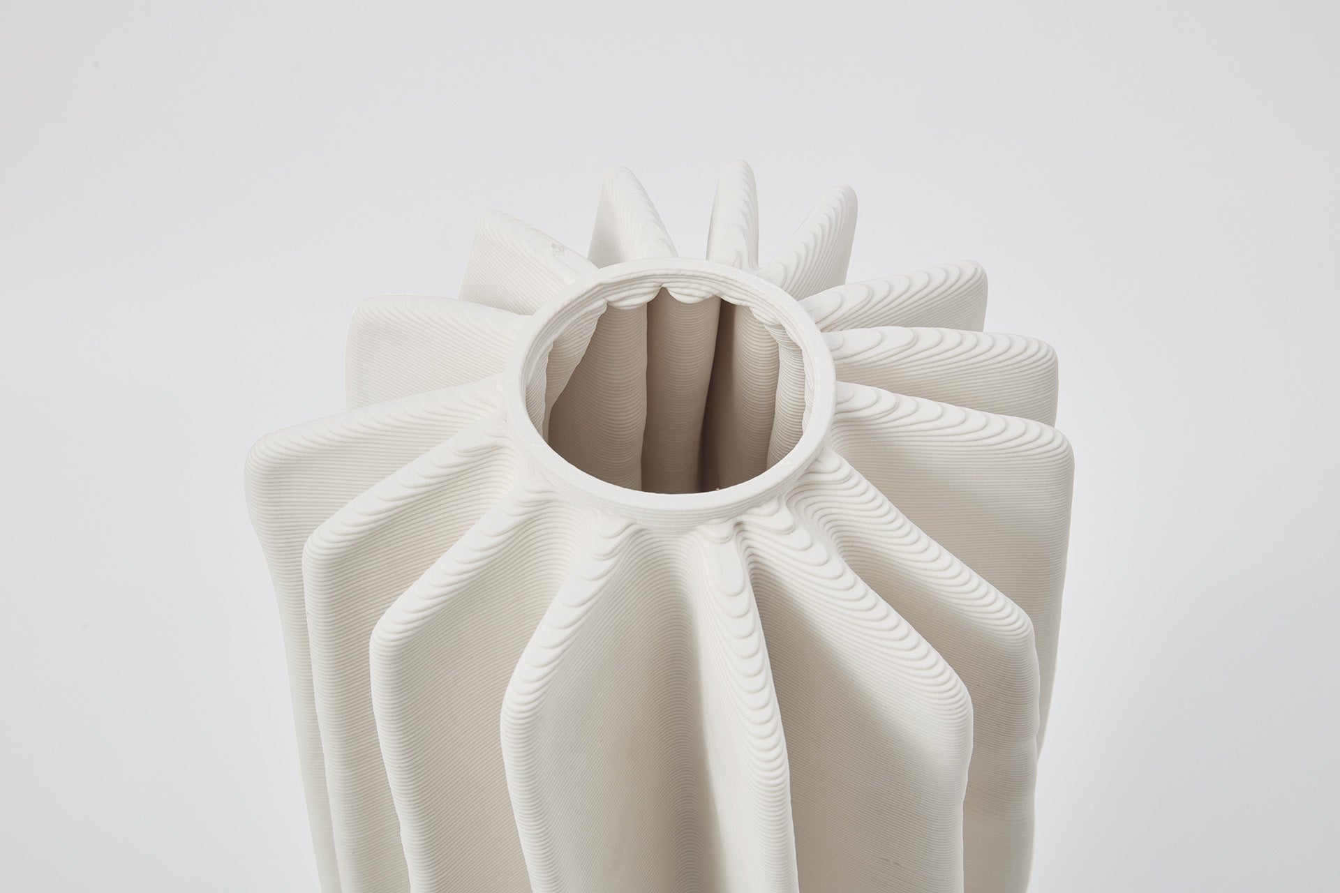 Coral Vase in Ivory