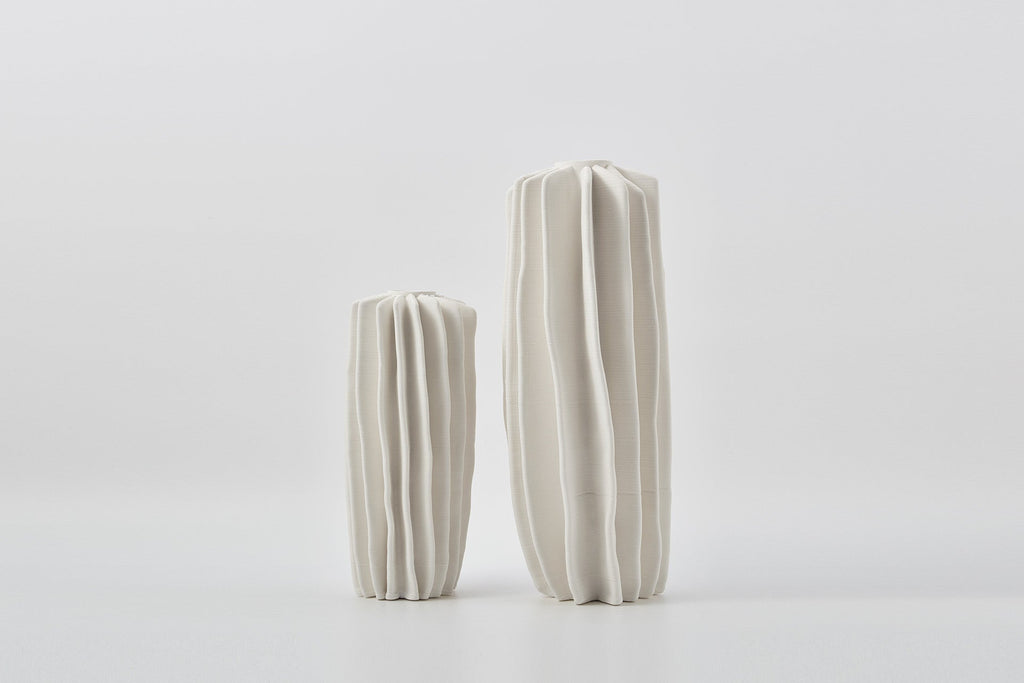Coral Vase in Ivory