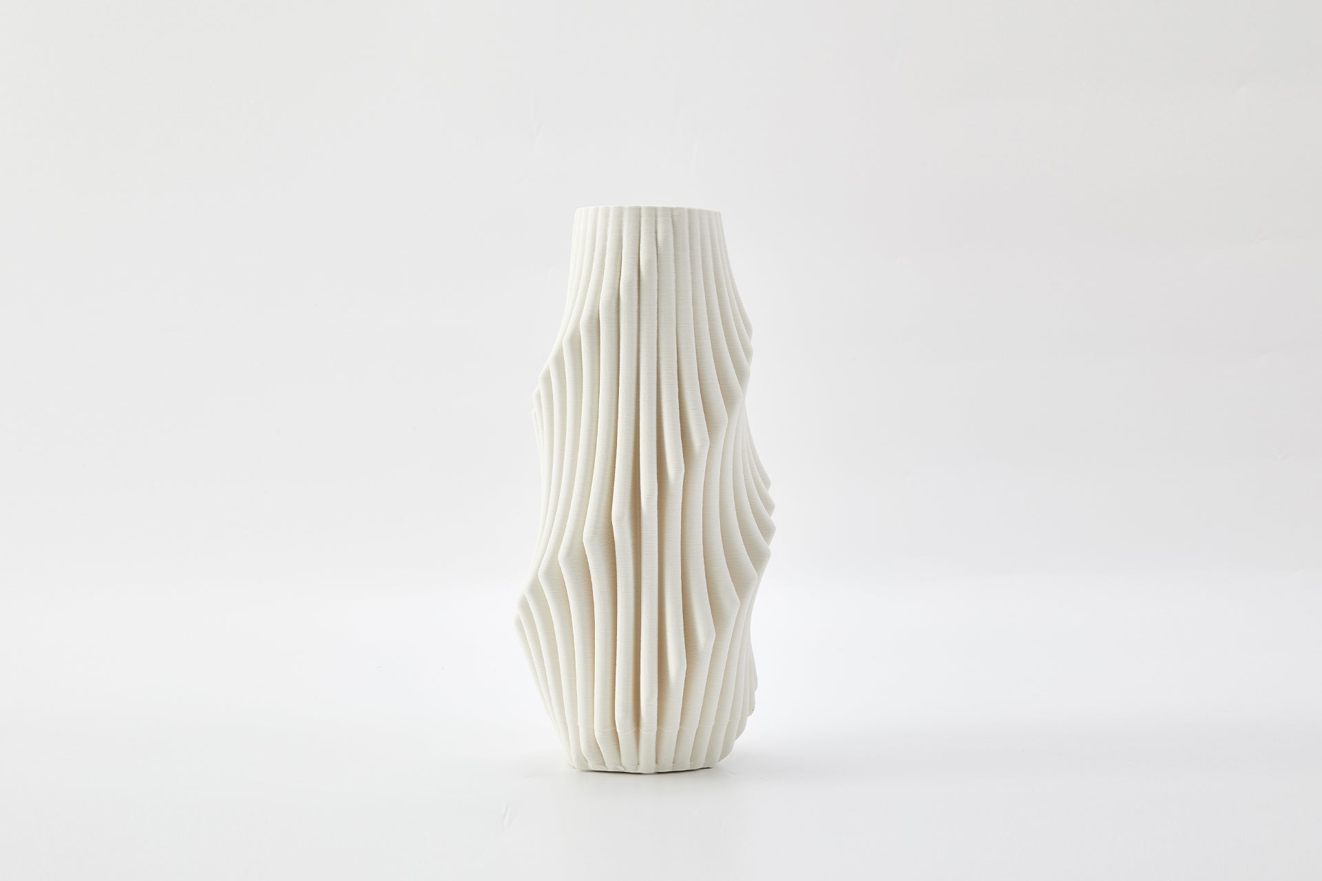 Plume Vase in Ivory