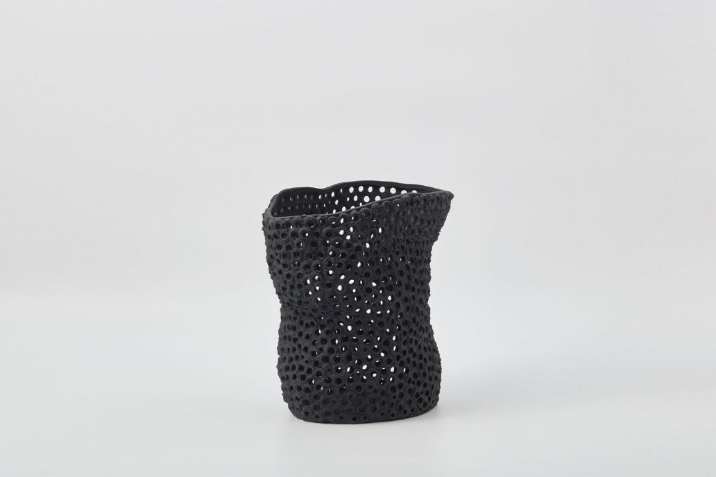 Porus Vase in Ebony
