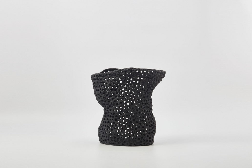 Porus Vase in Ebony