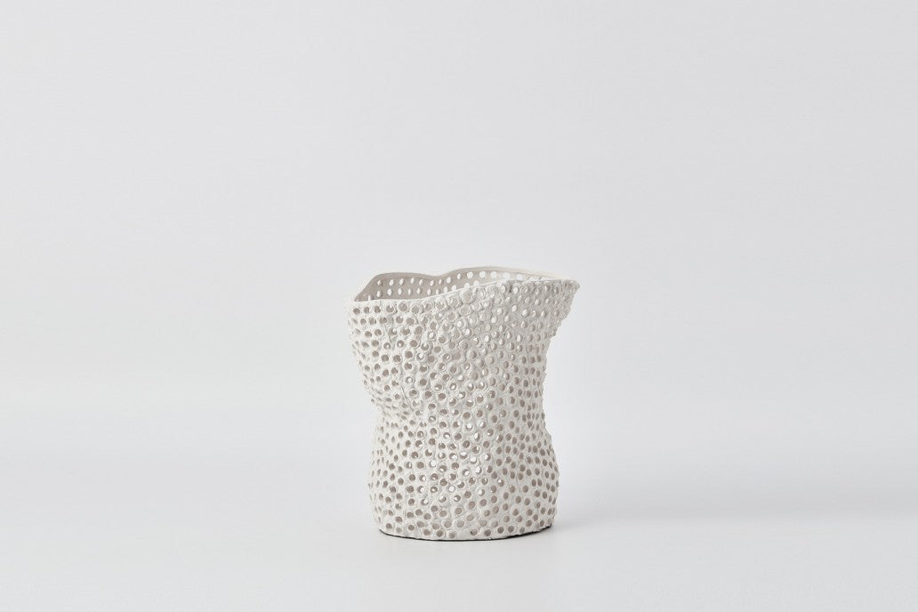 Porus Vase in Ivory