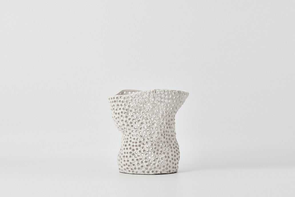 Porus Vase in Ivory