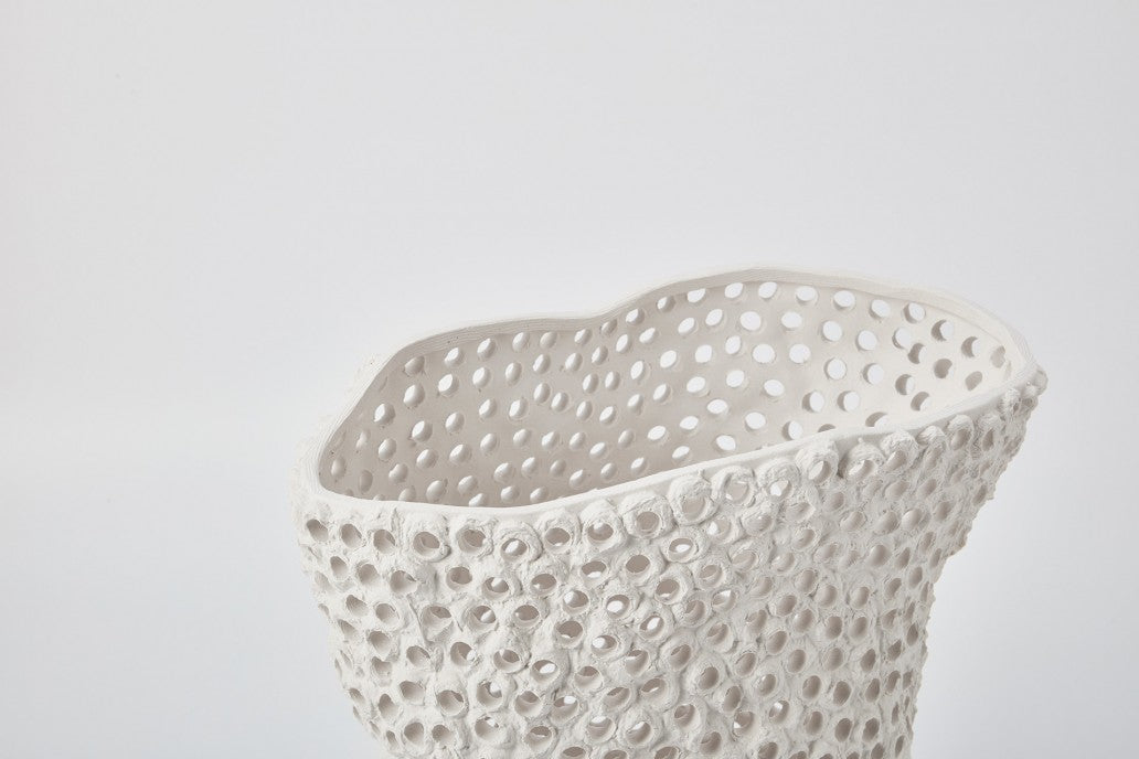 Porus Vase in Ivory