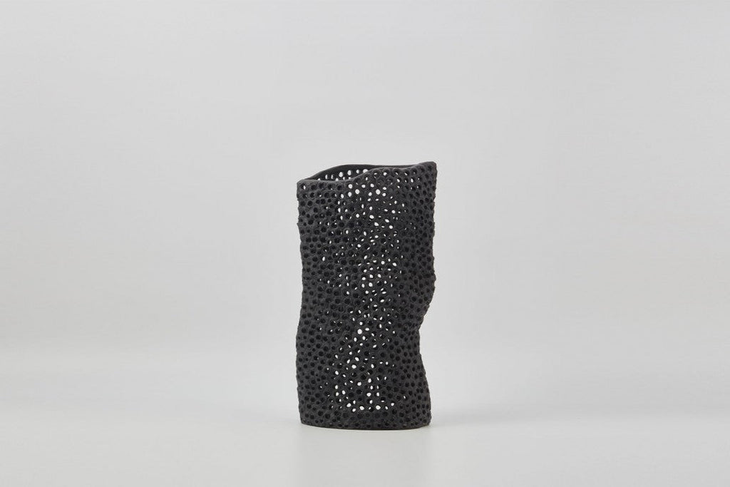 Porus Vase in Ebony