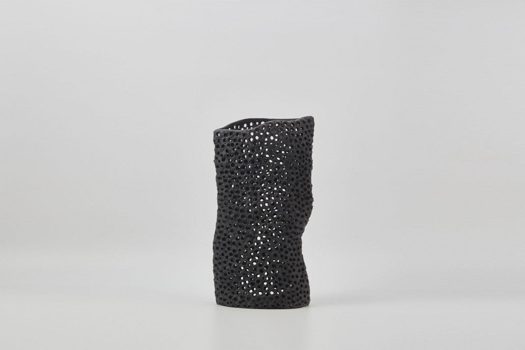 Porus Vase in Ebony