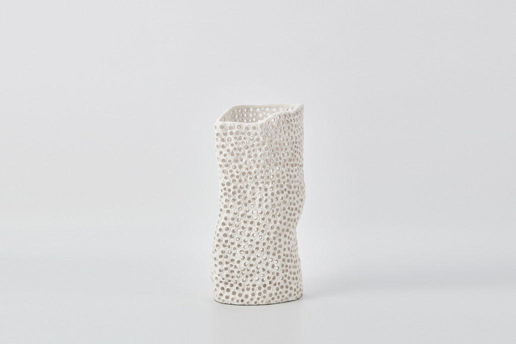 Porus Vase in Ivory